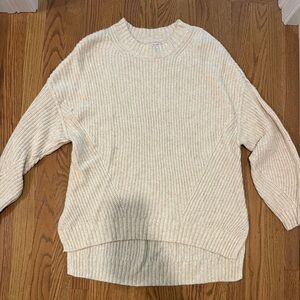 American Eagle Outfitters Cream Cowl Neck Sweater